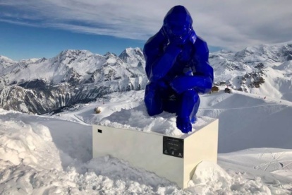 Ga aapjes kijken op de piste van Courchevel