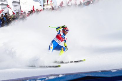 Lindsey Vonn deed het: als eerste vrouw de Streif af. In 't donker!